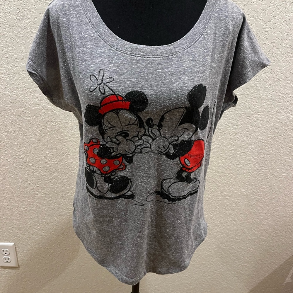 Disney Mickey and Minnie Mouse Graphic T-Shirt